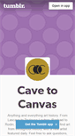 Mobile Screenshot of cavetocanvas.com