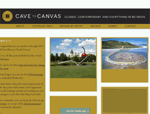 Tablet Screenshot of cavetocanvas.com
